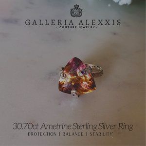 Ametrine Trillion Cut Ring | Galleria Alexxis